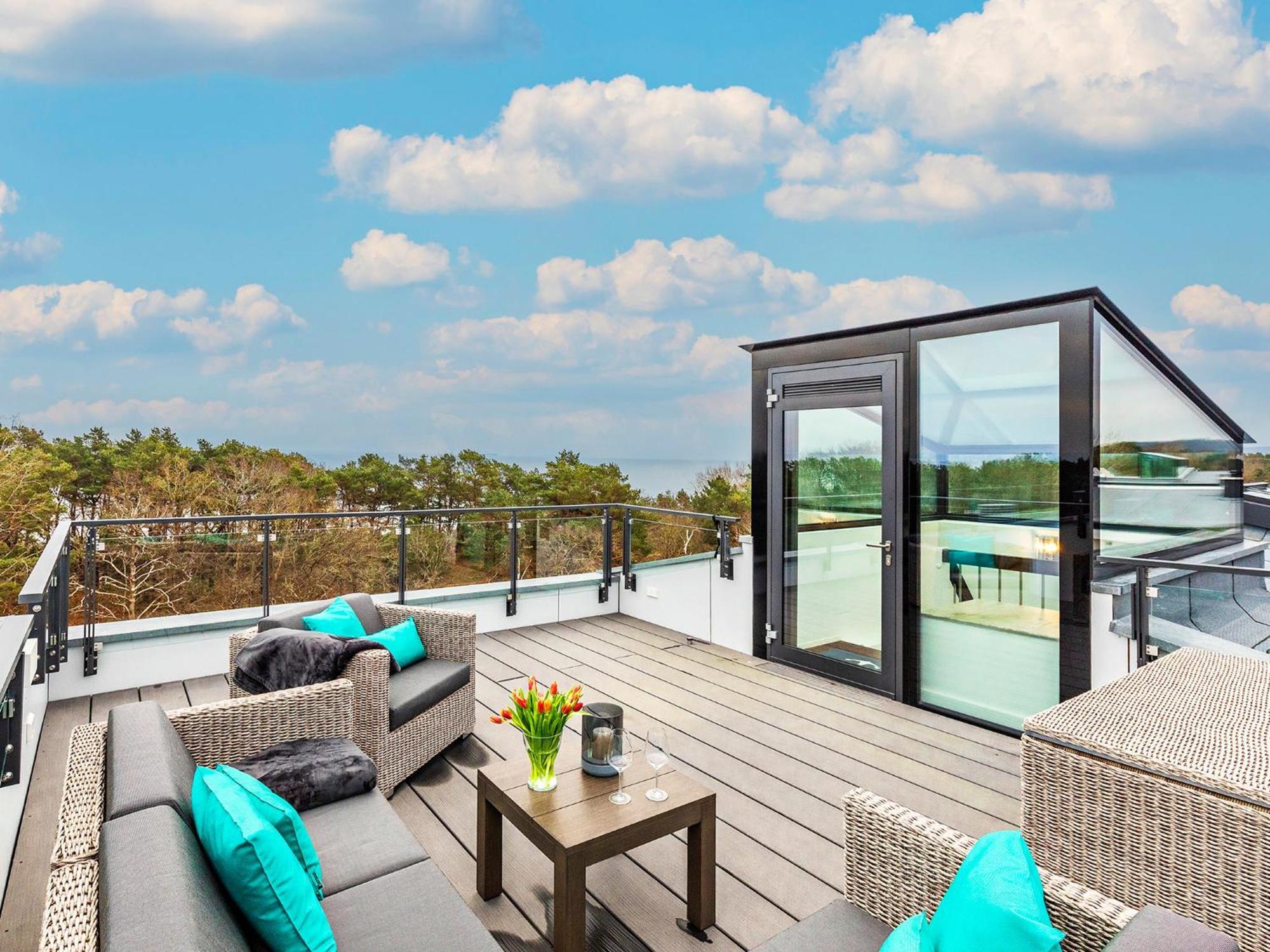 Fewo Prora - Kingfisher Dachterrasse Binz Eksteriør bilde